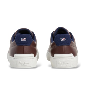 Pepe Jeans Mørkebrune Camden Mode sneakers