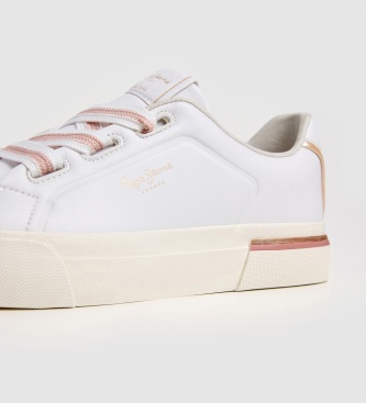 Pepe Jeans Carla Basic white sneakers