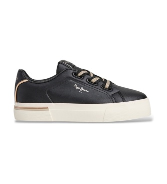 Pepe Jeans Black Carla Basic sneakers