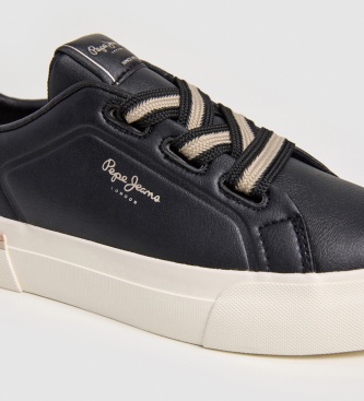 Pepe Jeans Black Carla Basic sneakers