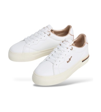 Pepe Jeans Carla Club white sneakers