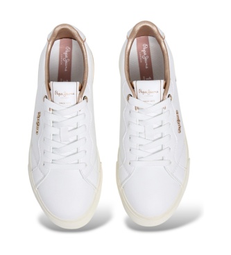 Pepe Jeans Carla Club white sneakers