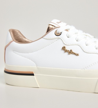 Pepe Jeans Carla Club white sneakers