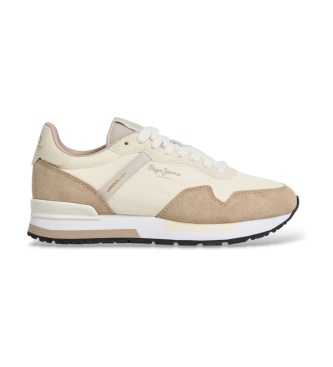 Pepe Jeans Hailon Young light beige sneakers