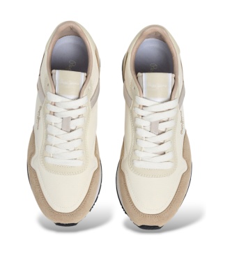 Pepe Jeans Hailon Young light beige sneakers