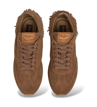 Pepe Jeans Sneakers Jane Boho bruin