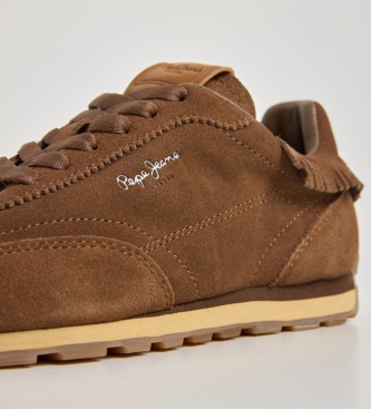 Pepe Jeans Sneakers Jane Boho bruin