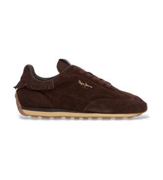 Pepe Jeans Sneakers Jane Boho mørkebrun