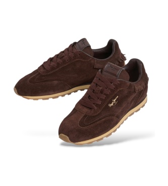 Pepe Jeans Sneakers Jane Boho mørkebrun
