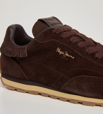 Pepe Jeans Sneakers Jane Boho mørkebrun