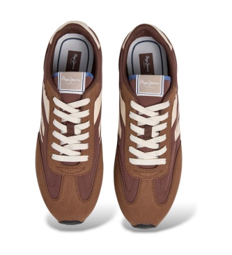 Pepe Jeans Jason Brand brune sneakers