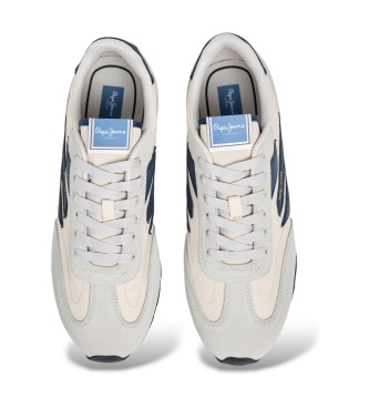 Pepe Jeans Baskets Jason Retro blanc cassé
