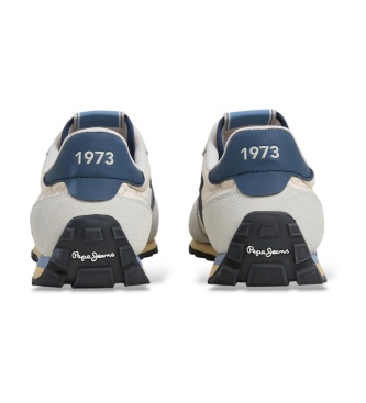 Pepe Jeans Baskets Jason Retro blanc cassé