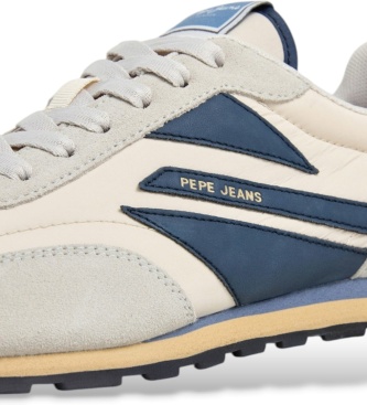 Pepe Jeans Baskets Jason Retro blanc cassé
