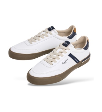 Pepe Jeans Tênis Kenton Retro branco