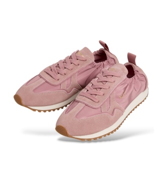 Pepe Jeans Blair Essence Ledersneaker rosa