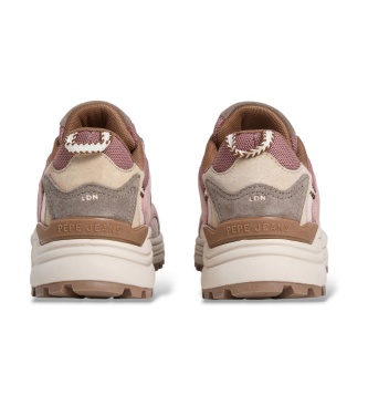Pepe Jeans Sapatilhas de pele Darren Essence rosa claro