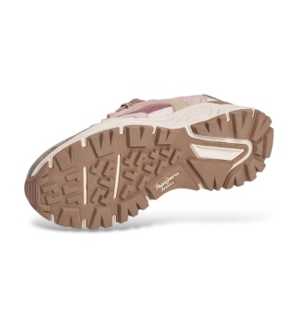 Pepe Jeans Sapatilhas de pele Darren Essence rosa claro
