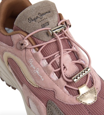 Pepe Jeans Sapatilhas de pele Darren Essence rosa claro