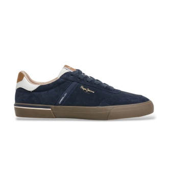 Pepe Jeans Kenton Suede sneakers i marineblåt ruskind