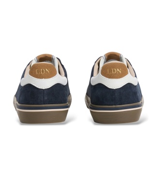 Pepe Jeans Kenton Suede sneakers i marineblåt ruskind