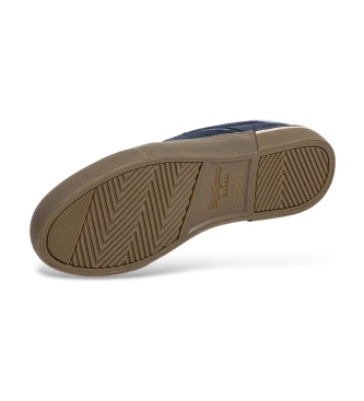 Pepe Jeans Kenton Suede sneakers i marineblåt ruskind