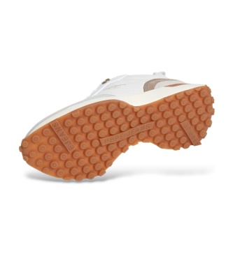 Pepe Jeans Lucky Fierce white leather sneakers