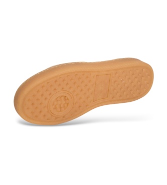 Pepe Jeans Baskets en cuir Maya Contour beige