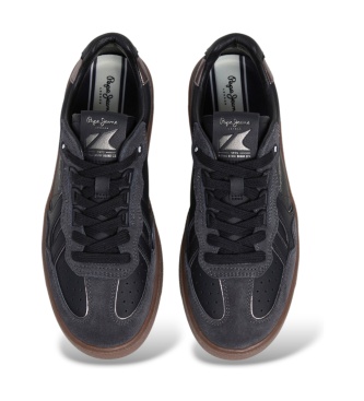 Pepe Jeans Maya Contour Ledersneaker schwarz