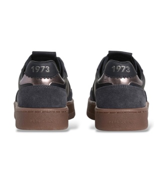 Pepe Jeans Maya Contour Ledersneaker schwarz