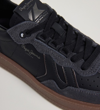 Pepe Jeans Maya Contour Ledersneaker schwarz