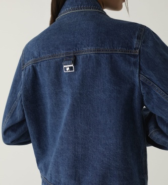 LAAGAM Veste Faye en jean bleu