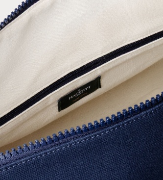 Hackett London Hrtg Kit Bag marinblå väska