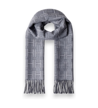 Hackett London Sciarpa H grigia