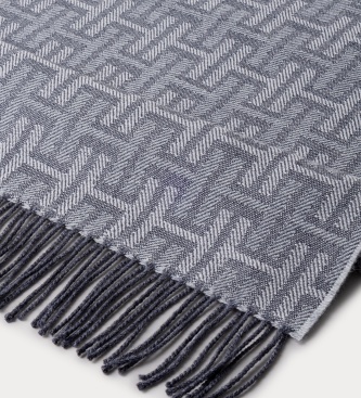 Hackett London Sciarpa H grigia