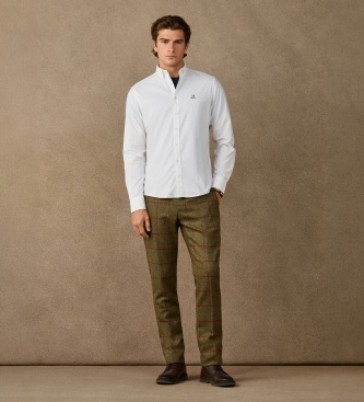 Hackett London Heritage Ess Solid Oxford White Shirt