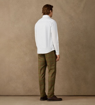 Hackett London Heritage Ess Solid Oxford White Shirt