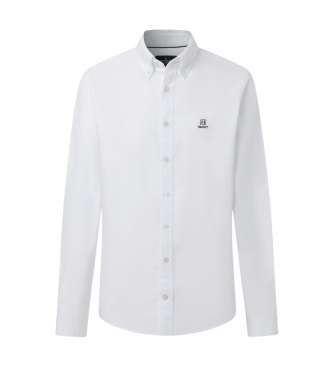 Hackett London Heritage Ess Solid Oxford White Shirt