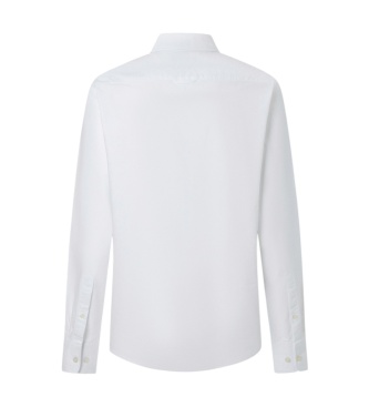 Hackett London Heritage Ess Solid Oxford White Shirt