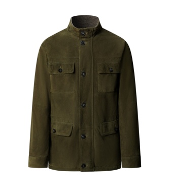 Hackett London Giacca di Camoscio 4 Tasche verde