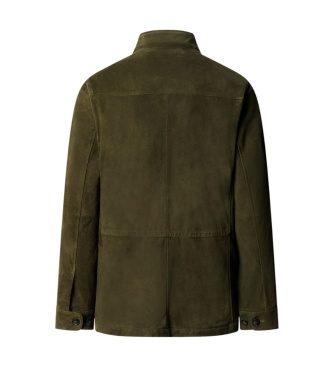 Hackett London Giacca di Camoscio 4 Tasche verde