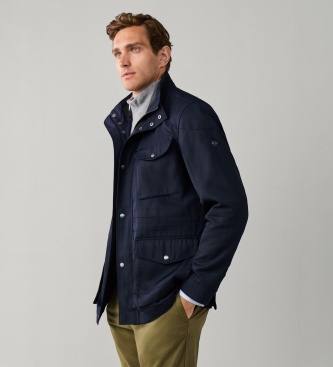 Hackett London Velospeed marine windbreaker
