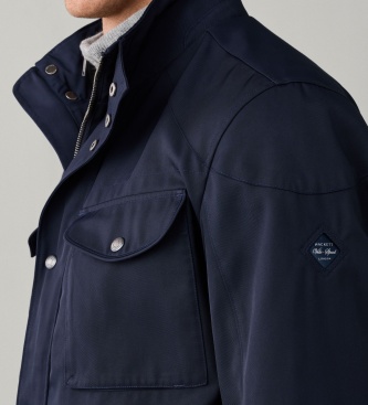 Hackett London Velospeed marine windbreaker
