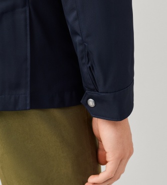 Hackett London Velospeed marine windbreaker