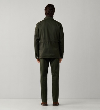 Hackett London Velospeed green windbreaker