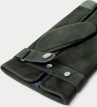 Hackett London Gröna Commuter Touch-läderhandskar