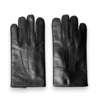 Hackett London Handskar i läder Glove Class svart