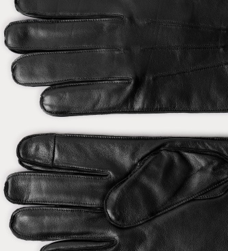 Hackett London Handskar i läder Glove Class svart