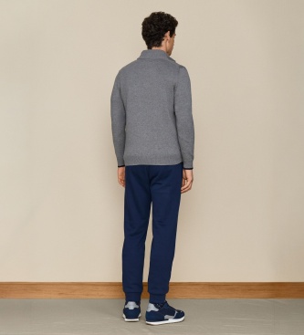 Hackett London Heritage LRC trui Grijs