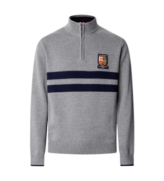 Hackett London Heritage LRC trui Grijs